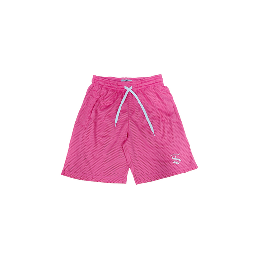 Lifting Mesh 7" Shorts (Pink)